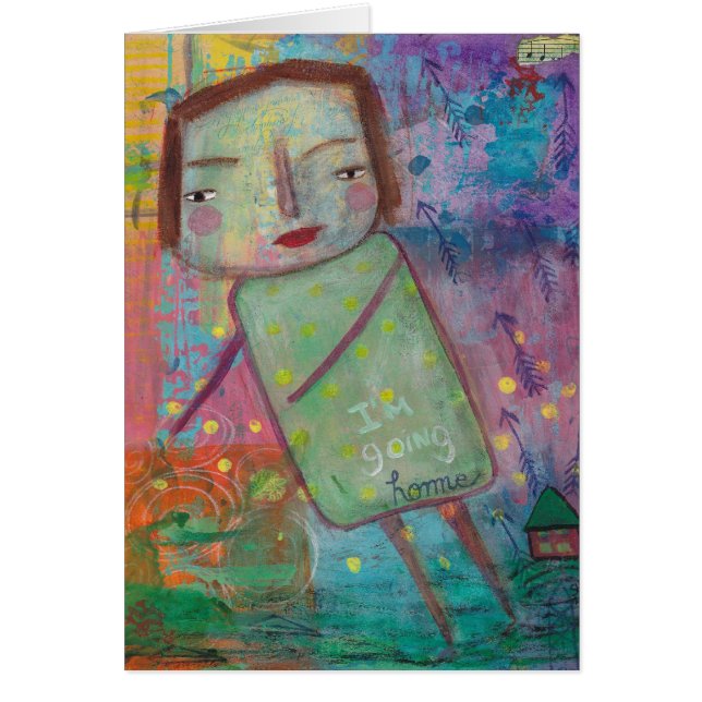 Ik ga naar Home Blank Card (Voorkant)