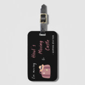 Ik ga naar Howl's Moving Castle Bagagelabel (Voorkant (verticaal))