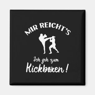 Ik ga naar Kickboksen - Kick-boxer Kickboksen Magneet