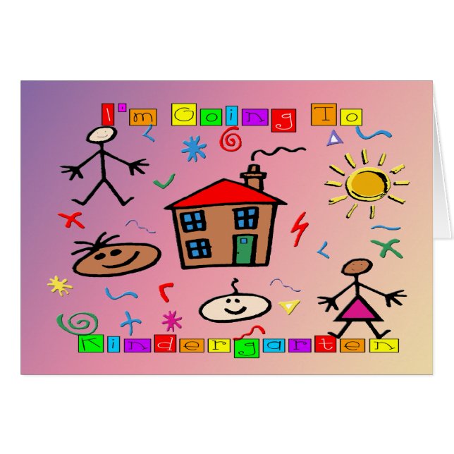 Ik ga naar Kindergarten (Voorkant Horizontaal)