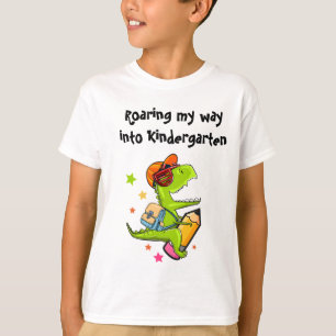 Ik ga naar Kindergarten Dinosaur T-shirt