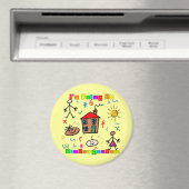 Ik ga naar Kindergarten Magneet (Insitu (Vaatwasser))