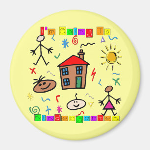 Ik ga naar Kindergarten Magneet