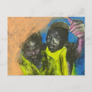 Ik ga naar Legon Briefkaart