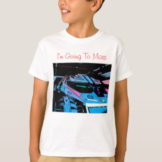 Ik ga naar Mars T-shirt