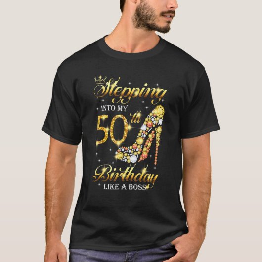 Ik ga naar mijn 50e verjaardag als een 50e BD T-shirt (Voorkant)