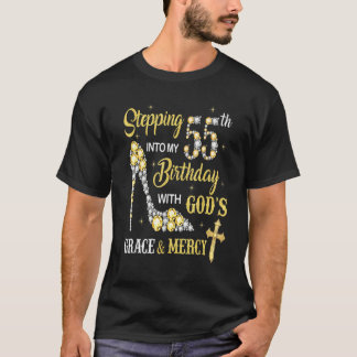 Ik ga naar mijn 55ste verjaardag met Gods Grace en T-shirt