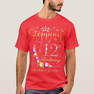 Ik ga naar mijn twaalfde verjaardag met Gods Grace T-shirt