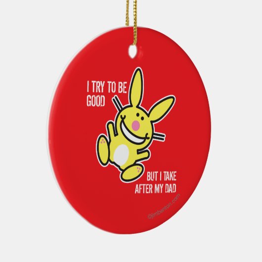 Ik ga naar mijn vader keramisch ornament (Rechts)