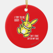 Ik ga naar mijn vader keramisch ornament (Voorkant)