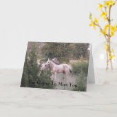 Ik ga naar Misser You Kaart (Gele Bloem)