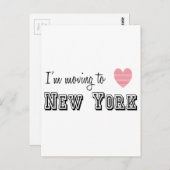 Ik ga naar New York Briefkaart (Voorkant / Achterkant)