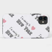 Ik ga naar New York Case-Mate iPhone Case (Achterkant (horizontaal))