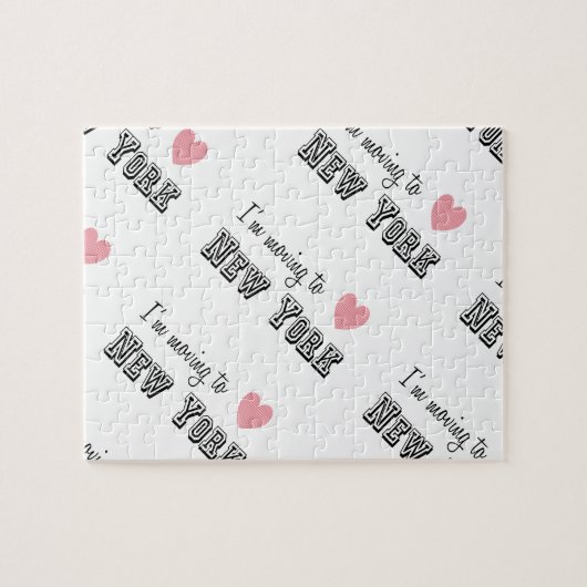 Ik ga naar New York Diagonal Legpuzzel (Horizontaal)