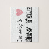 Ik ga naar New York Legpuzzel (Verticaal)