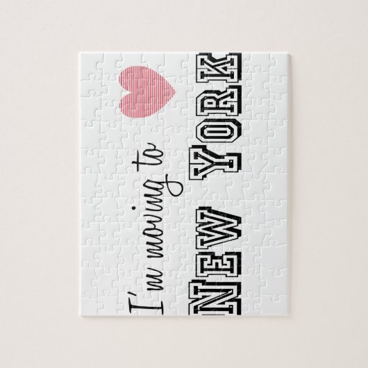 Ik ga naar New York Legpuzzel (Verticaal)