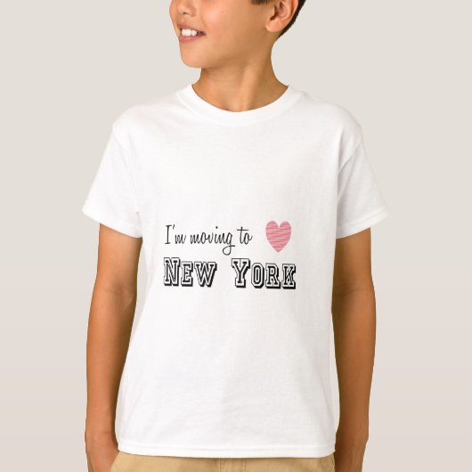 Ik ga naar New York T-shirt (Voorkant)