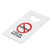 IK GA NAAR PATTAYA CREDITKAART FLESSENOPENER (Achterkant Gekanteld)