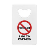 IK GA NAAR PATTAYA CREDITKAART FLESSENOPENER (Achterkant)