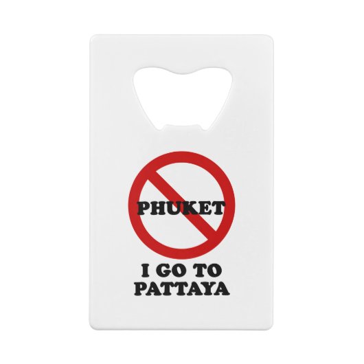 IK GA NAAR PATTAYA CREDITKAART FLESSENOPENER (Achterkant)