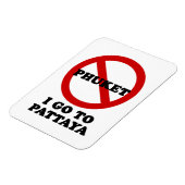 IK GA NAAR PATTAYA MAGNEET (Linkerzijde)