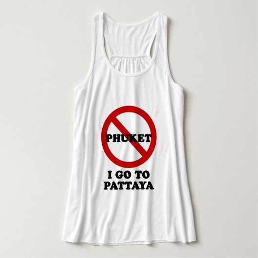 IK GA NAAR PATTAYA TANKTOP (Design voorkant)