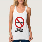 IK GA NAAR PATTAYA TANKTOP (Voorkant)