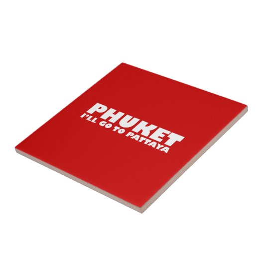 IK GA NAAR PATTAYA TEGELTJE (Zijkant)