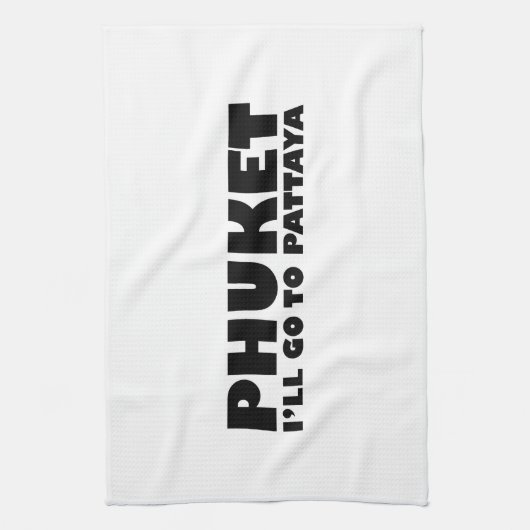 IK GA NAAR PATTAYA THEEDOEK (Verticaal)