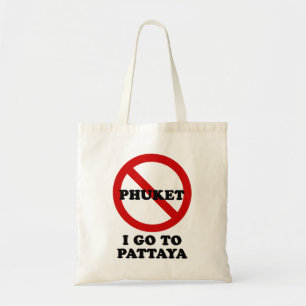 IK GA NAAR PATTAYA TOTE BAG