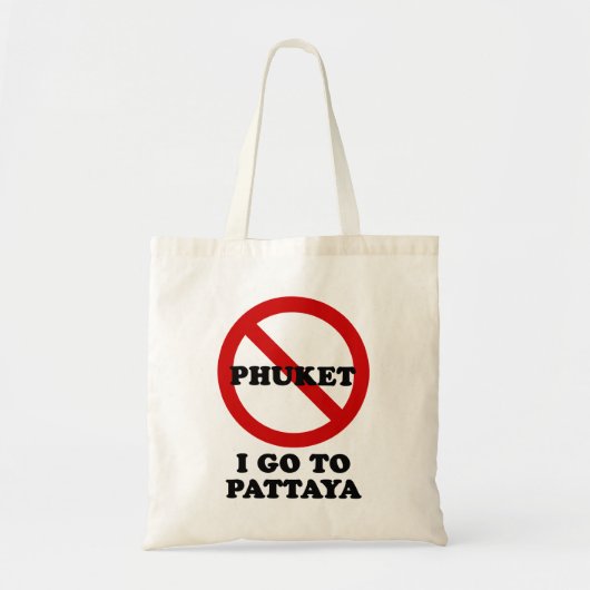 IK GA NAAR PATTAYA TOTE BAG (Voorkant)