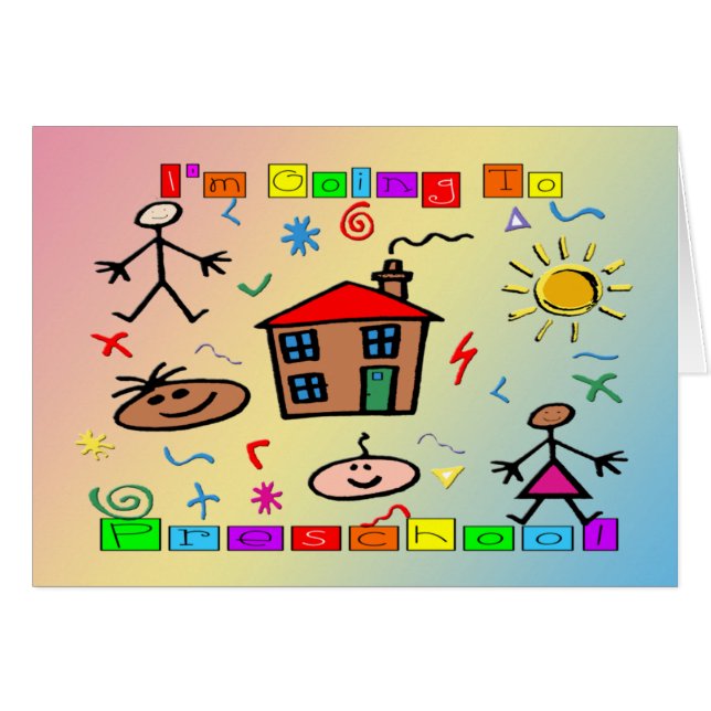 Ik ga naar Preschool (Voorkant Horizontaal)