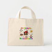 Ik ga naar Preschool Mini Tote Bag (Voorkant)