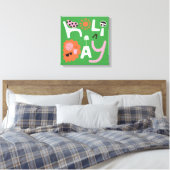 IK GA NAAR SCHEEPSSCHERM CANVAS AFDRUK (Insitu (Slaapkamer))