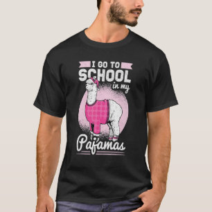Ik ga naar school in mijn pyjama Homeschoting T-shirt