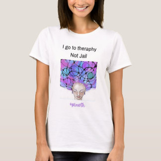 Ik Ga Naar Therapie, Niet Naar de Gevangenis – Gra T-shirt