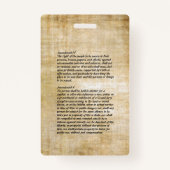 Ik ga niet akkoord met badge en lanyard (Achterkant)