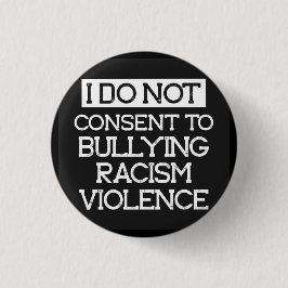 Ik ga niet akkoord ronde button 3,2 cm