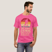 Ik ga niet altijd bowlen Sunset Bowler T-shirt (Voorkant volledig)