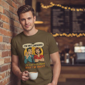 Ik Ga Niet Discussiëren Retro Stripshirt Grappig T-shirt