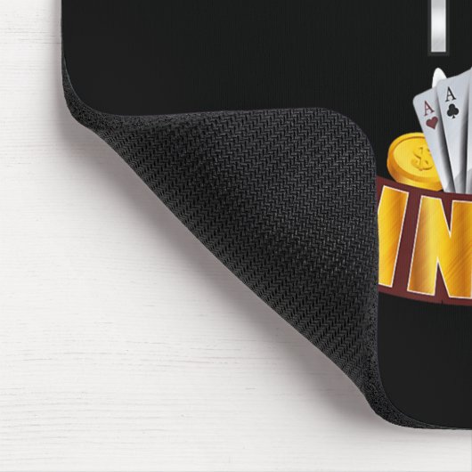 Ik ga niet gokken dat ik ga winnen muismat (Hoek)