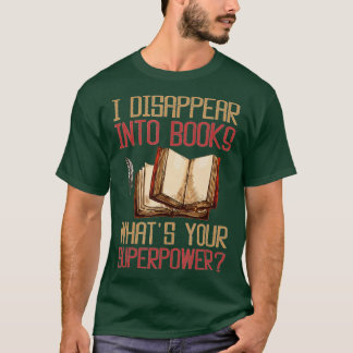 Ik ga niet naar Boeken wat je Superpower is T-shirt