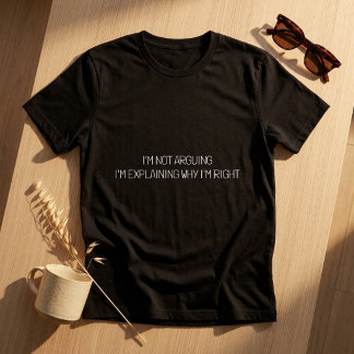 Ik Ga Niet Redetwisten Grappige Vrouw Met Een Sass T-shirt