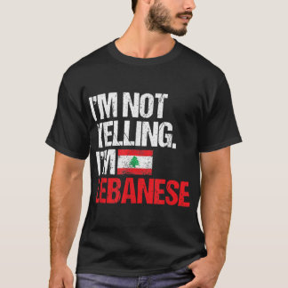 Ik ga niet tegen Libanezen schreeuwen T-shirt