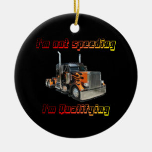 Ik ga niet verder keramisch ornament