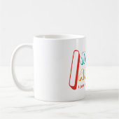 Ik ga nooit in discussie koffiemok (Links)