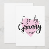 Ik ga nu door Granny Bedankkaart (Voorkant / Achterkant)