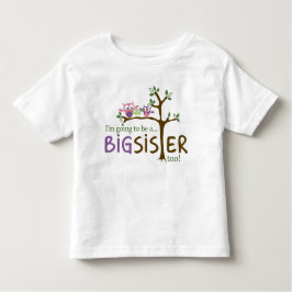 Ik ga ook een grote zus worden! kinder shirts