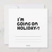 IK GA OP DE Kaart VAN DE VLOTE VAN DE DAG. (Achterkant)