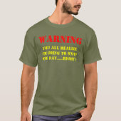 IK GA OP EEN DAG KNIPPEN T-SHIRT (Voorkant)